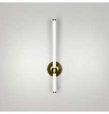 Лінійне бра у латунному корпусі з одним кріпленням 45 см