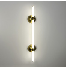 Лінійне бра у латунному корпусі з двома кріпленнями 62 см