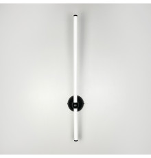 Лінійне бра у чорному корпусі з одним кріпленням 70 см