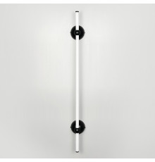 Лінійне бра у чорному корпусі з двома кріпленнями 92 см