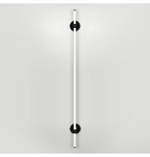 Лінійне бра у чорному корпусі з двома кріпленнями 120 см