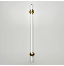 Лінійне бра у латунному корпусі з двома кріпленнями 120 см