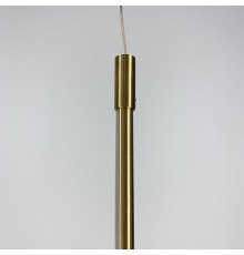 Лінійні підвісні світильники у латунному каркасі довжиною 80 см