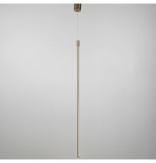 Лінійні підвісні світильники у латунному каркасі довжиною 100 см