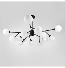 Стельова чорна люстра Grand Bunch на 15 плафонів Ø 110 см