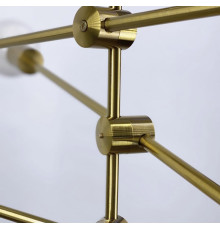 Мінімалістичний світильник без плафонів на 6 патронів з цоколем Е27