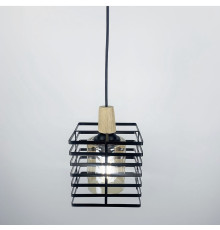 Світильник в стилі лофт з корпусом решіткою