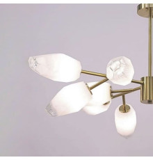 Люстра на 15 плафонів геометричної форми Ø 110 см