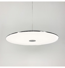 Підвісний срібний LED світильник ENOCH із нейтральним світлом Ø 50 см