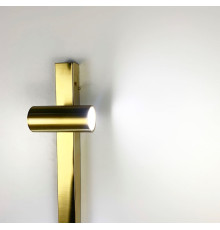 Лінійний настінний світильник зі спотом та матовим плафоном