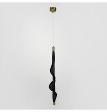 Світлодіодний світильник у латунному корпусі із чорною сіткою 80 см