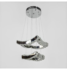 Елегантна кришталева люстра на 2 яруси 28+20 см