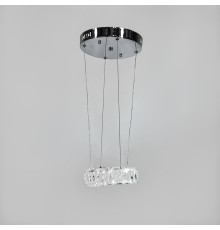 Елегантна люстра з підвісним кришталевим овальним кільцем 38 см