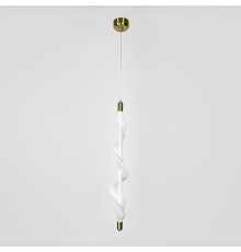 Світлодіодний світильник у латунному корпусі із білою сіткою 60 см