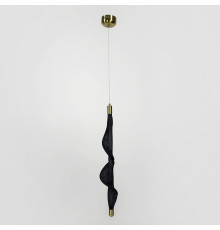 Світлодіодний світильник у латунному корпусі із чорною сіткою 60 см