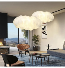 Підвісний світильник із плафоном-хмарою 80 см