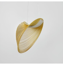 Сучасний світильник з дерев'яних кілець 40х35х15 см