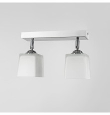 Світильник на 2 плафони в білому корпусі 30х10 см