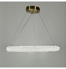 Неймовірна кришталева латунна підвісна люстра Ø 60 см