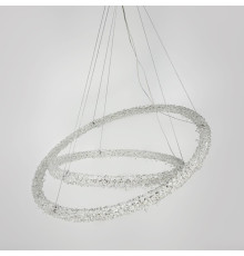 Неймовірна кришталева підвісна люстра Ø 80+60 см