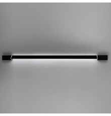 Сучасні лінійні бра в чорному кольорі корпусу 105 см