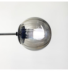 Люстра стельова в хромованому корпусі на 4 графітових плафони Ø 60 см