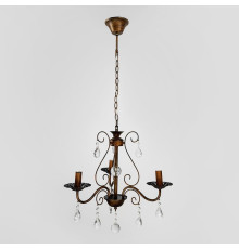 Вишукана люстра-підсвічник на 3 лампи у корпусі Ø 45 см