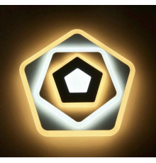 Мінімалістичний LED світильник Ø 25 см для невеликих кімнат