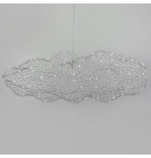 Декоративна люстра-хмаринка LED CLOUD у білому корпусі 80х45 см