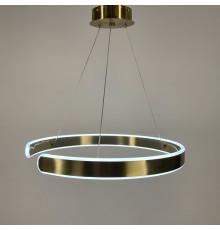 Підвісна латунна люстра Spiral Rings Ø 60 см