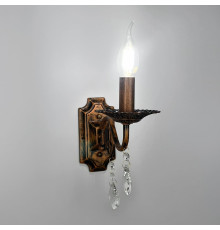Настінний світильник у формі підсвічника