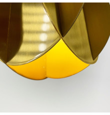 Незвичайний геометричний латунний світильник 15х24 см