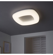 Стельовий LED світильник Schuller із основою coffee 47×47 см
