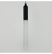 Світильник із підвісною матовою паличкою у чорному корпусі 30х3 см