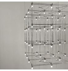 Серія геометричних люстр у формі паралелепіпеда 120х60х60 см