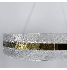 Розкішна підвісна люстра Wave shaded з фактурним склом Ø 60 см