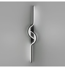 Сучасний настінний світлодіодний чорний світильник 100 см