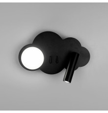 Праве бра хмаринка у чорному корпусі 24х17 см