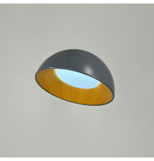 Стильний та сучасний світильник у сірому корпусі Ø 50х30 см