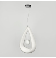 Гіпсовий світильник у білому кольорі 34х50 см