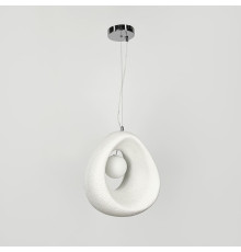 Гіпсовий світильник у білому кольорі 34х35 см