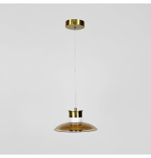 Світильник із подвійним янтарним плафоном Ø 22 см