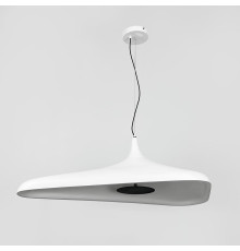 Світильник із унікальним білим динамічним плафоном 70х45 см