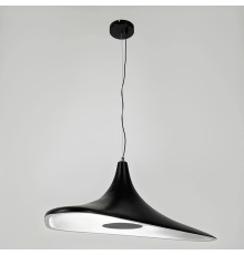 Світильник із унікальним чорним динамічним плафоном 70х45 см