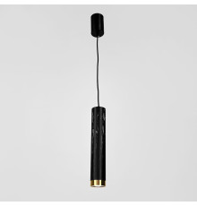 Мінімалістичний підвіс у чорному мармуровому корпусі 32х6 см