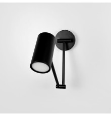 Бра в чорному регулюючому корпусі зі спотом