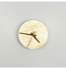 Декоративний круглий світильник-годинник Ø23 см