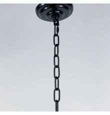 Двоярусна люстра з видовженим камінням на 10 ламп  Ø 80 см