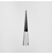 Підвіс хромований із прозорим елементом з ефектом бульбашок води