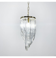 Підвісний світильник Flow Light у золотому каркасі Ø 20 см